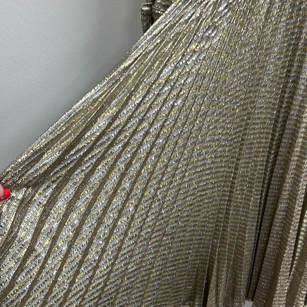 Susan Thomas Gold Metallic Dress - Picture 11 of 12